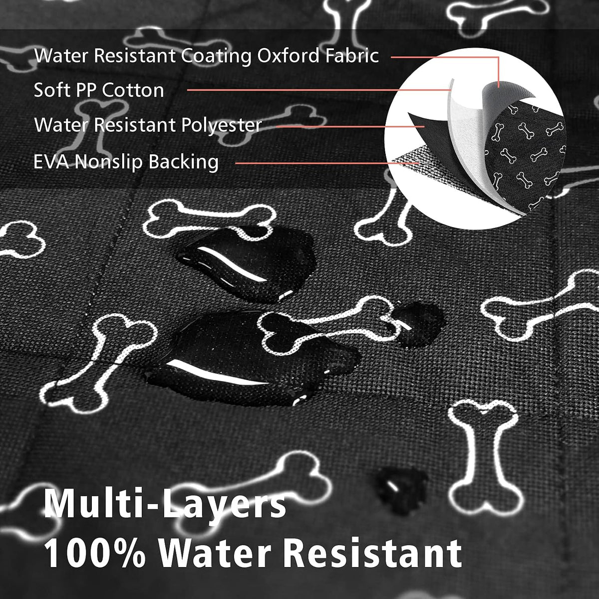 SUV Cargo Liner for Dogs - Trunk Cover for SUV with Bumper Flap Protector