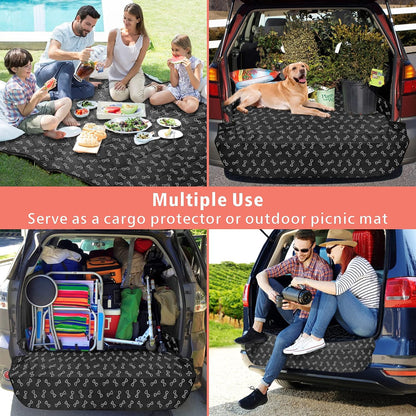 SUV Cargo Liner for Dogs - Trunk Cover for SUV with Bumper Flap Protector