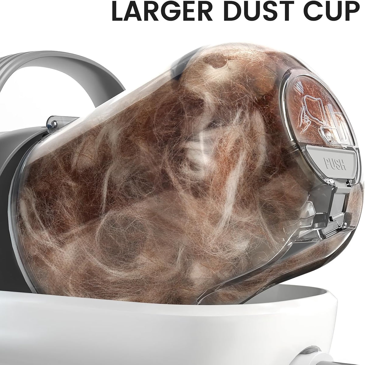 7 in 1 Dog Grooming Kit, Low Noise Pet Grooming Vacuum with 1.5 L Dust Cup, Dog Vacuum for Shedding Grooming, with 7 Professional Grooming Tools for Dogs Cats Pet Hair & Home Cleaning, Gray